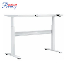 China Manufacturer Hydraulic Standing Desk, Height Adjustable Extendable Sit Stand Ergonomic Desk with Handle/